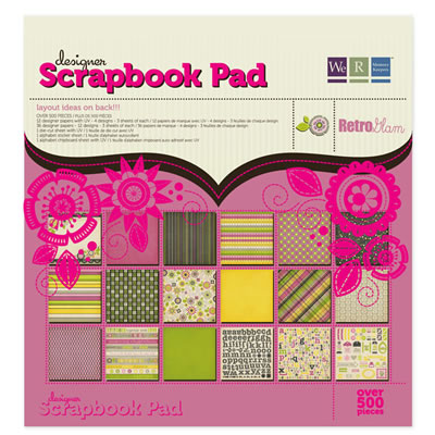 WeR Memory Keepers - Retro Glam - 12x12 Scrapbook Pad  (sold individually)