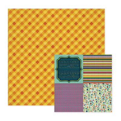 WeR Memory Keepers - Show & Tell - Lunchbox 12x12 d/sided paper  (pack of 10)