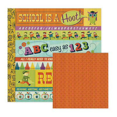 WeR Memory Keepers - Show & Tell - Story Time 12x12 d/sided paper  (pack of 10)