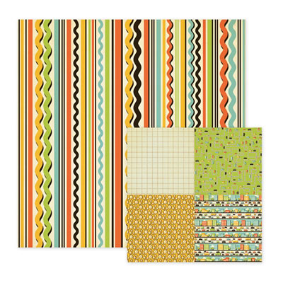 WeR Memory Keepers - Out & About - Traffic 12x12 d/sided paper  (pack of 10)