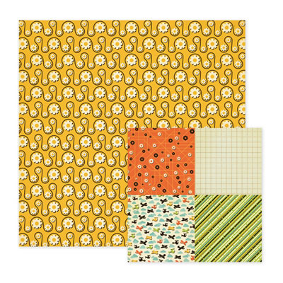 WeR Memory Keepers - Out & About - Doodad 12x12 d/sided paper  (pack of 10)
