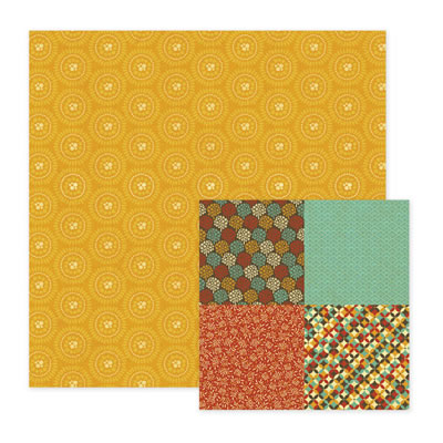 WeR Memory Keepers - Maple Grove - Oak 12x12 d/sided paper  (pack of 10)
