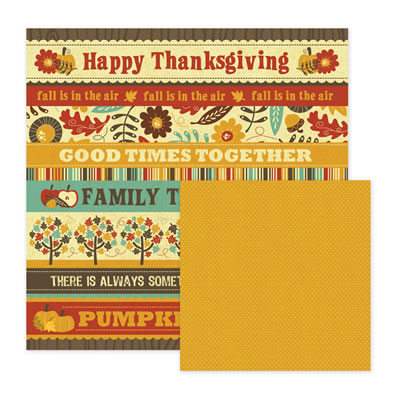 WeR Memory Keepers - Maple Grove - Hawthorne 12x12 d/sided paper  (pack of 10)