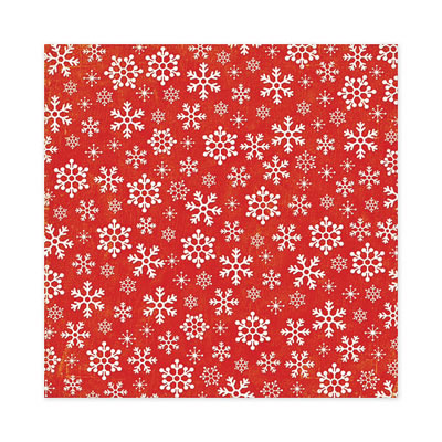 WeR Memory Keepers - White Christmas - Snow Flurry 12x12 Puff paper  (pack of 5)