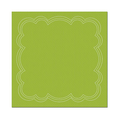 WeR Memory Keepers - White Christmas - 12x12 Sewn Cardstock - Evergreen  (pack of 5)