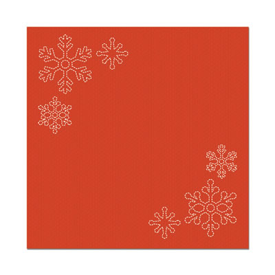 WeR Memory Keepers - White Christmas - 12x12 Sewn Cardstock - Crimson  (pack of 5)
