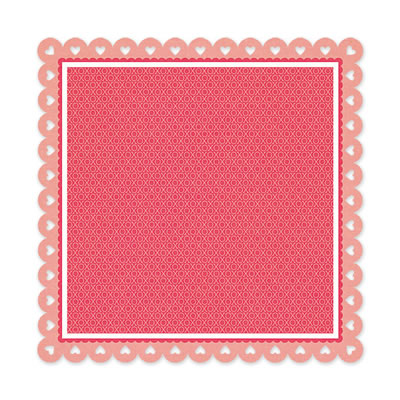 WeR Memory Keepers - Be My Valentine - Hugs & Kisses 12x12 Die Cut Paper  (pack of 5)