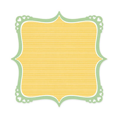 WeR Memory Keepers - Be My Valentine - Sweet Nothings 12x12 Die Cut Paper  (pack of 5)