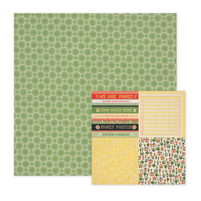 WeR Memory Keepers - Family Keepsake - Almanzo 12x12 d/sided paper  (pack of 10)