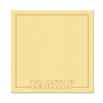 WeR Memory Keepers - Family Keepsake - 12x12 Sewn Cardstock - Family  (pack of 5)
