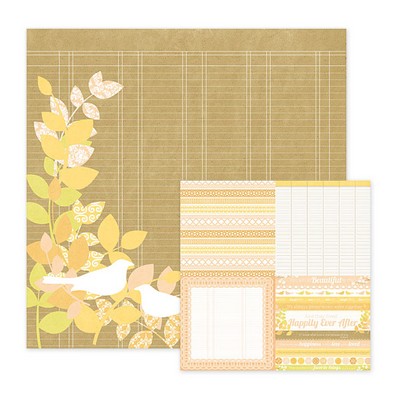 WeR Memory Keepers - Tres Elegant - Polished 12x12 d/sided paper  (pack of 10)