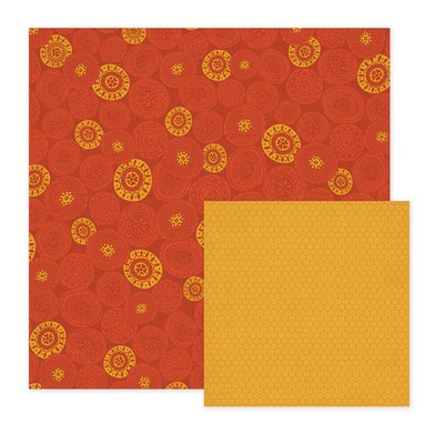 WeR Memory Keepers - Fiesta - Rubia 12x12 d/sided paper  (pack of 10)