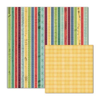 WeR Memory Keepers - Travel Light - Jolly Holiday 12x12 d/sided paper  (pack of 10)