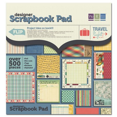 WeR Memory Keepers - Travel Light - 12x12 Scrapbook Pad  (sold individually)