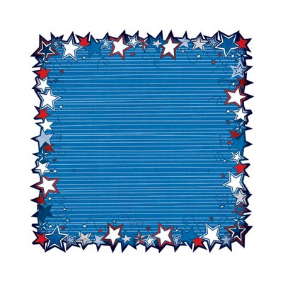 WeR Memory Keepers - Yankee Doodles - Celebration Doodle 12x12 die-cut paper  (pack of 5)