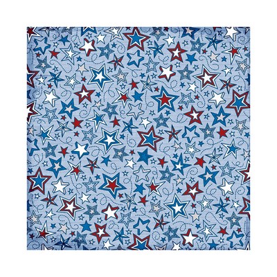 WeR Memory Keepers - Yankee Doodles - Star Doodle 12x12 glitter paper  (pack of 5)
