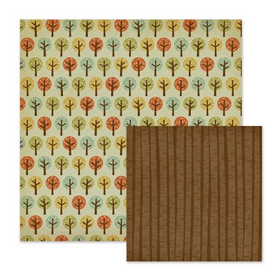 WeR Memory Keepers - Autumn Splendour - Orchard 12x12 d/sided paper  (pack of 10)
