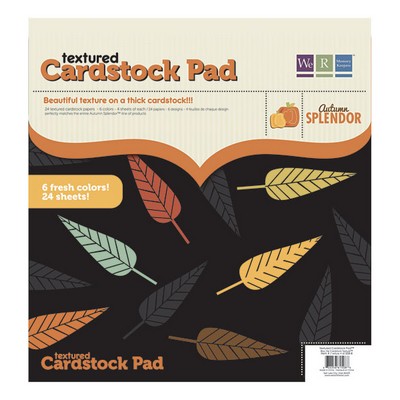 WeR Memory Keepers - Autumn Splendour - 12x12 Textured Cardstock Pad  (sold individually)