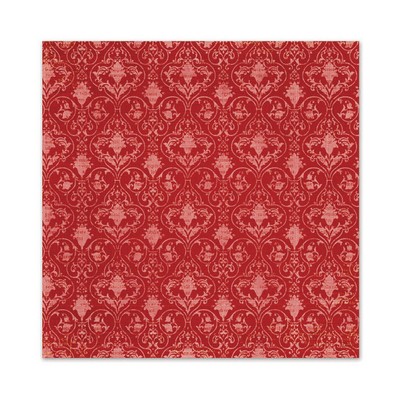 WeR Memory Keepers - Peppermint Twist - Pomegranate 12x12 glitter paper  (pack of 5)