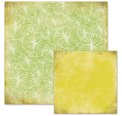 WeR Memory Keepers - Good Day Sunshine - Donna 12x12 d/sided paper  (pack of 10)