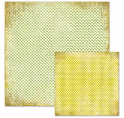 WeR Memory Keepers - Good Day Sunshine - Sherry 12x12 d/sided paper  (pack of 10)