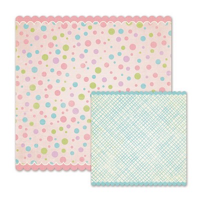 WeR Memory Keepers - Cotton Tail - Sweet Spot 12x12 die-cut paper  (pack of 5)