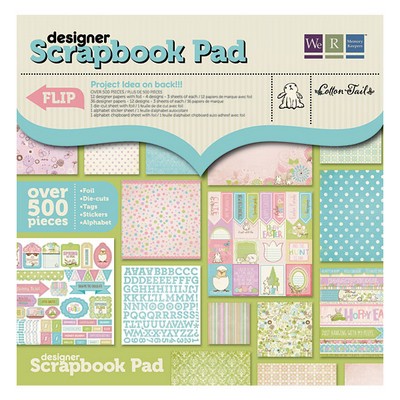 WeR Memory Keepers - Cotton Tail - 12x12 Designer Scrapbook Pad  (sold individually)
