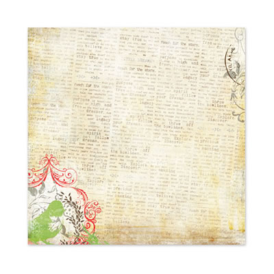 WeR Memory Keepers - Anthologie - Little Dreamer 12x12 glitter paper  (pack of 5)