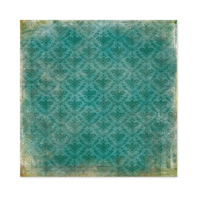 WeR Memory Keepers - Anthologie - Damask 12x12 glitter paper  (pack of 5)