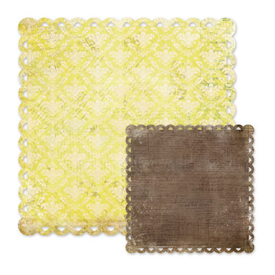 WeR Memory Keepers - Anthologie - Tete a Tete 12x12 die-cut paper  (pack of 5)