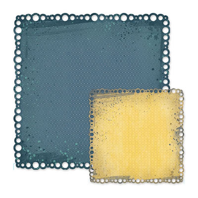 WeR Memory Keepers - Down the Boardwalk - Snorkel 12x12 Die Cut Paper  (pack of 5)