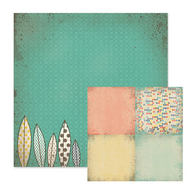 WeR Memory Keepers - Down the Boardwalk - Gone Surfin' 12x12 d/sided paper  (pack of 10)