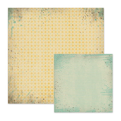 WeR Memory Keepers - Down the Boardwalk - Reef 12x12 d/sided paper  (pack of 10)