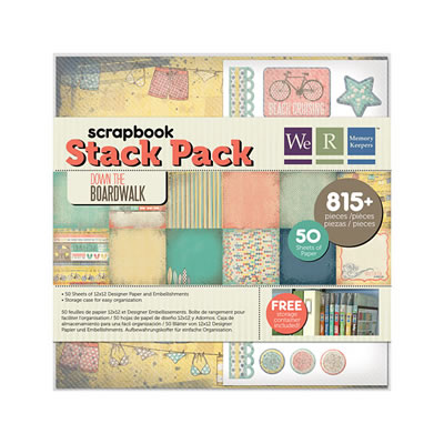 WeR Memory Keepers - Down the Boardwalk - Stack Pack  (sold individually)