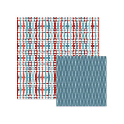 WeR Memory Keepers - Red White Blue - Celebration 12x12 d/sided paper  (pack of 10)