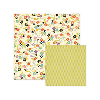 WeR Memory Keepers - Love to Craft - Calico 12x12 d/sided paper  (pack of 10)