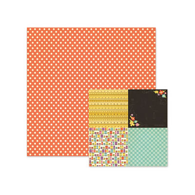 WeR Memory Keepers - Love to Craft - Polkadots 12x12 d/sided paper  (pack of 10)