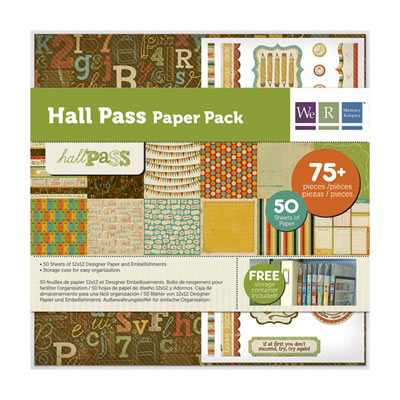WeR Memory Keepers - Hall Pass - Stack Pack  (sold individually)