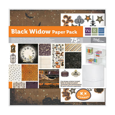 WeR Memory Keepers - Black Widow - Stack Pack  (sold individually)
