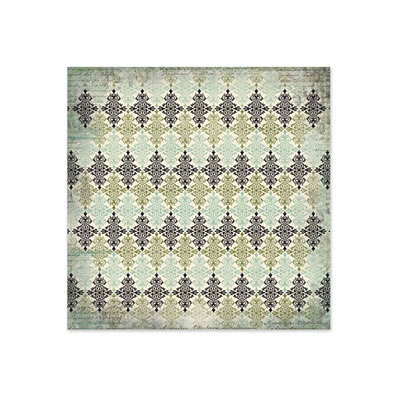 WeR Memory Keepers - Antique Chic - Olive 12x12 glitter paper  (pack of 5)