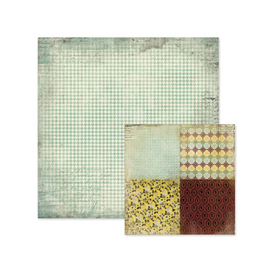 WeR Memory Keepers - Antique Chic - Frances 12x12 d/sided paper  (pack of 10)