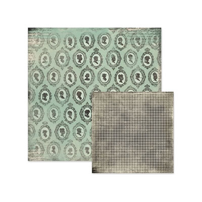WeR Memory Keepers - Antique Chic - Dolores 12x12 d/sided paper  (pack of 10)