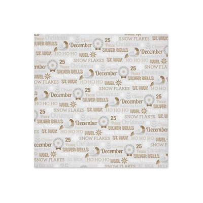 WeR Memory Keepers - Yuletide - Partridge 12x12 foil paper  (pack of 5)