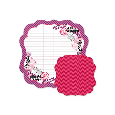 WeR Memory Keepers - Crazy for You - Bouquet 12x12 die cut paper  (pack of 5)