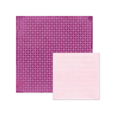 WeR Memory Keepers - Crazy for You - Adore 12x12 d/sided paper  (pack of 10)