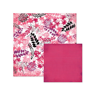 WeR Memory Keepers - Crazy for You - Petals 12x12 d/sided paper  (pack of 10)