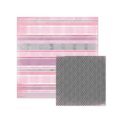 WeR Memory Keepers - Crazy for You - Heartbreaker 12x12 d/sided paper  (pack of 10)