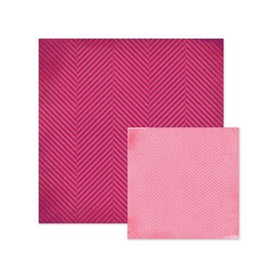WeR Memory Keepers - Crazy for You - Sweetheart 12x12 d/sided paper  (pack of 10)