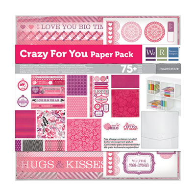 WeR Memory Keepers - Crazy for You - Stack Pack  (sold individually)