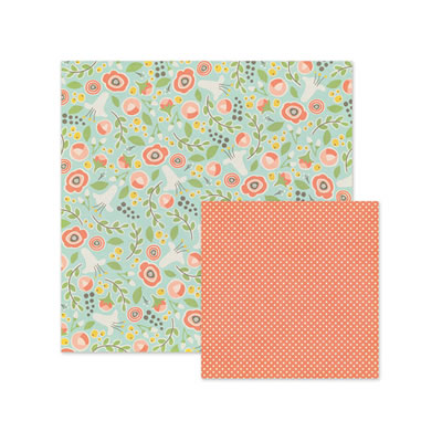 WeR Memory Keepers - Simply Spring - May Flowers 12x12 d/sided paper  (pack of 12)